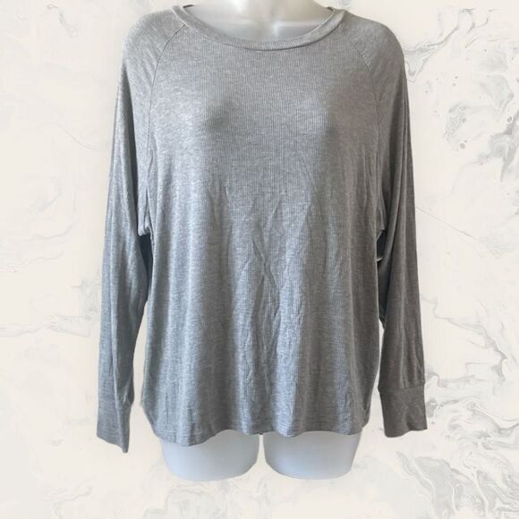NEW Honeydew Intimate Women Gray Long Sleeve T-shirt S - Picture 1 of 2